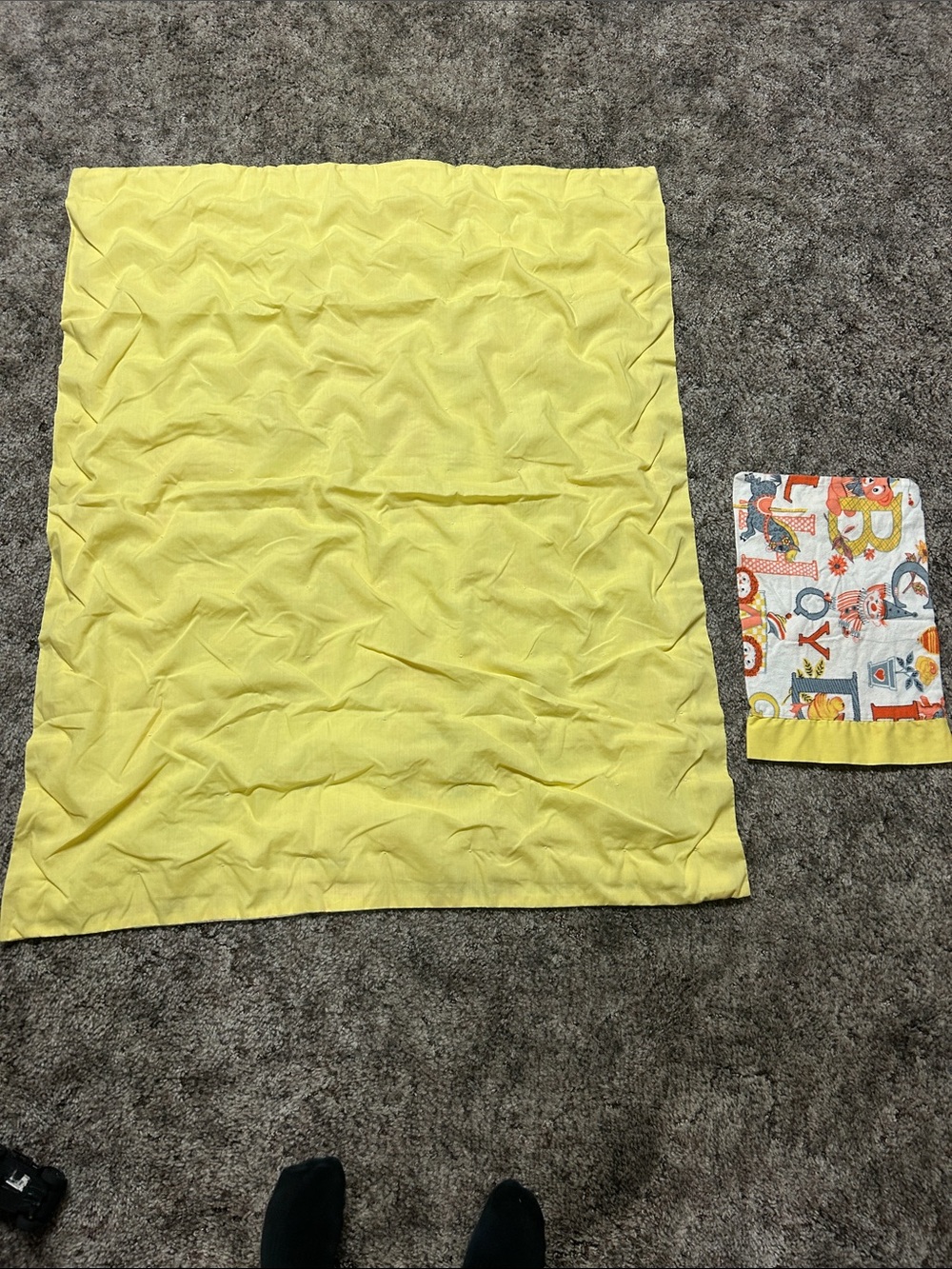 Vintage Alphabet Animal Baby Quilt Raggedy Ann - Picture 2 of 2